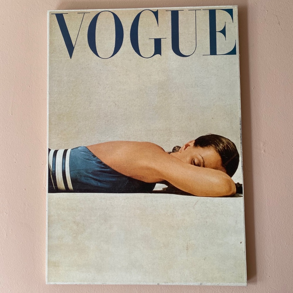 Frame Vogue Magazine | "Summer Living" June 1st, 1947 | Canvas 18 x 26in